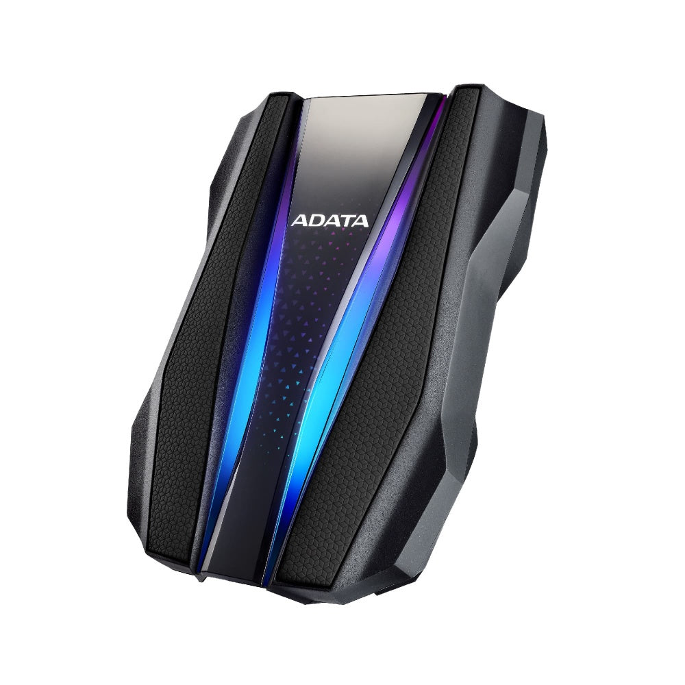 Disco Duro Externo Adata Hd770g 2tb Portatil 2.5 Usb 3.2 Windows Mac Linux Contragolpes Gaming Rgb Color Negro Ahd770g-2tu32g1-cbk