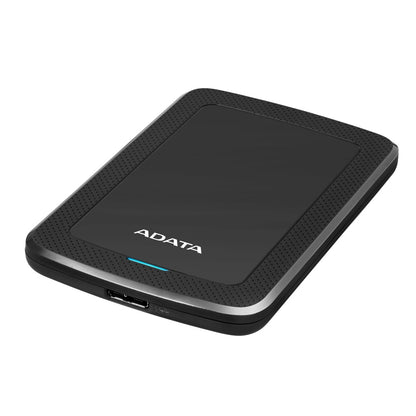 Disco Duro Externo Adata Hv300 1tb Portatil 2.5 Usb 3.2 Windows Mac Linux Dashdrive Slim Color Negro (ahv300-1tu31-cbk)