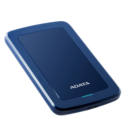 Disco Duro Externo Adata Hv300 1tb Portatil 2.5 Usb 3.2 Windows Mac Linux Dashdrive Slim Color Azul (ahv300-1tu31-cbl)
