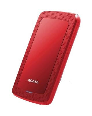 Disco Duro Externo Adata Hv300 1tb Portatil 2.5 Usb 3.2 Windows Mac Linux Dashdrive Slim Color Rojo (ahv300-1tu31-crd)