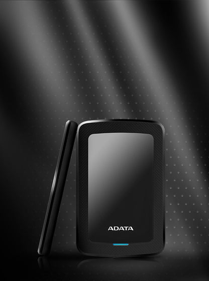 Disco Duro Externo Adata Hv300 4tb Portatil 2.5 Usb 3.2 Windows Mac Linux Dashdrive Slim Color Negro (ahv300-4tu31-cbk)