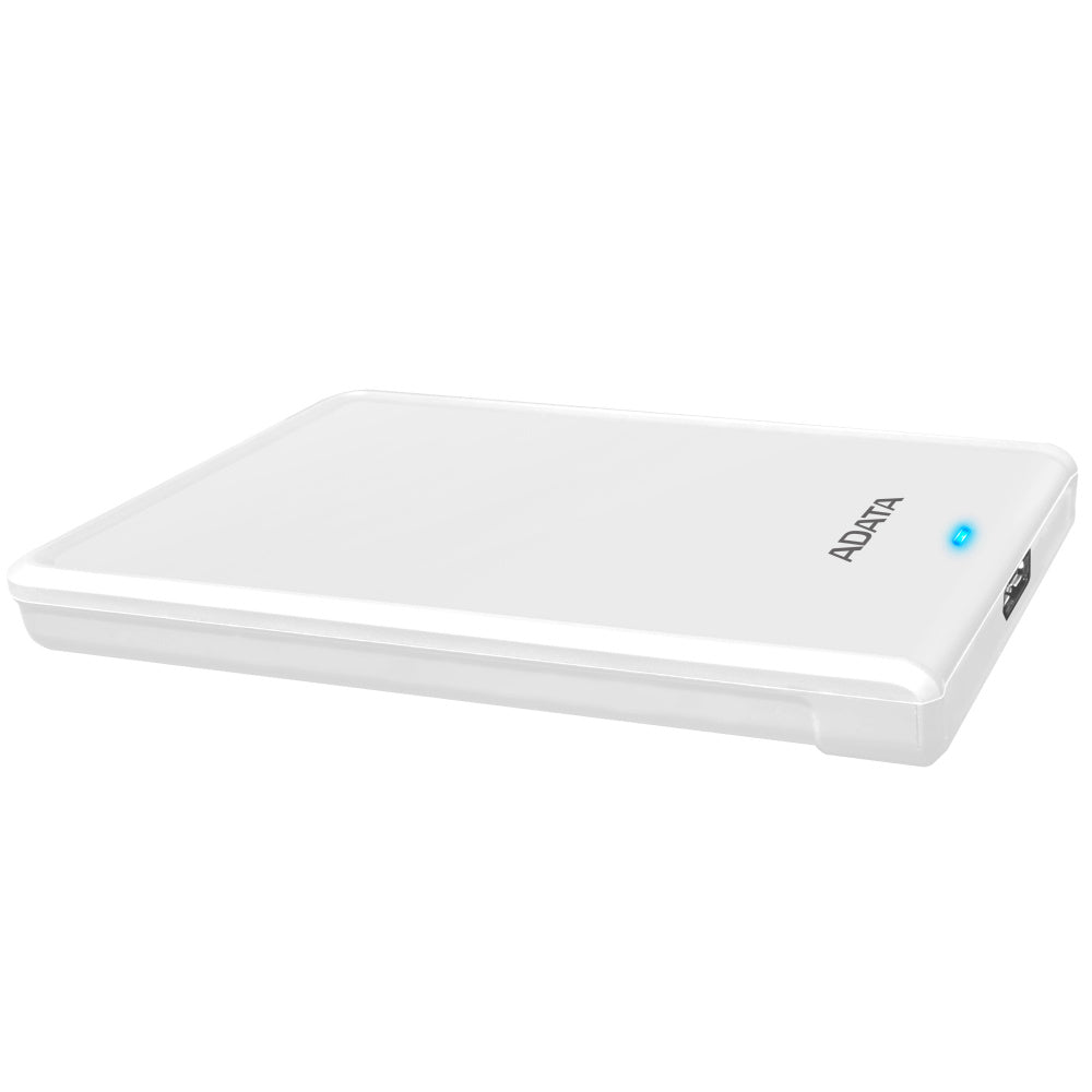 Disco Duro Externo Adata Hv620s 1tb Portatil 2.5 Usb 3.2 Windows Mac Linux Dashdrive Slim Color Blanco Ahv620s-1tu31-cwh