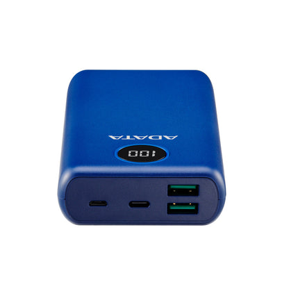 Bateria De Respaldo Adata Power Bank P20000qcd 20000mah/2 Usb A/ 1 Usb C/indicador De Carga Digital Color Azul (ap20000qcd-dgt-cdb)