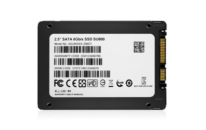 Unidad De Estado Solido Ssd Interno Adata Su800 256gb 2.5 Sata3 Lect. 560 Escrit. 520 Mbs 7mm Pc Laptop Minipc Alto Rendimiento 3dnand (asu800ss-256gt-c)