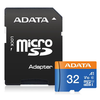 Memoria Adata Micro Sdxc/sdhc 32gb Uhs-i 100mb/25mb Clase 10 V10 A1 C/adaptador (ausdh32guicl10a1-ra1)