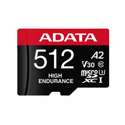 Memoria Adata Micro Sdxc/sdhc 512gb Uhs-i Videovigilancia 24/7 100mb/85mb 4k Clase 10 U3 V30 A2 C/adaptador (ausdx512gui3v30sha2-ra1)