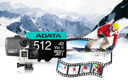 Memoria Adata Micro Sdxc/sdhc 64gb Uhs-i 100mb/80mb Clase 10 V30 A2 C/adaptador (ausdx64gui3v30sa2-ra1)