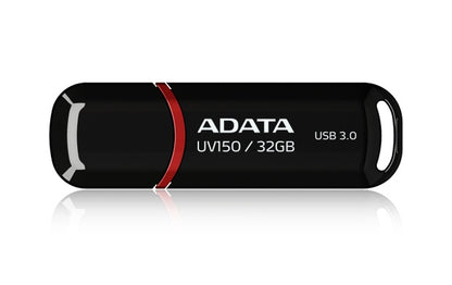 Memoria Adata 32gb Usb 3.2 Uv150 Negro (auv150-32g-rbk)