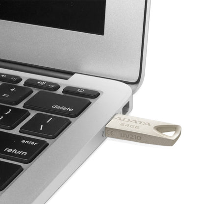 Memoria Adata 64gb Usb 2.0 Uv210 Metalica (auv210-64g-rgd)