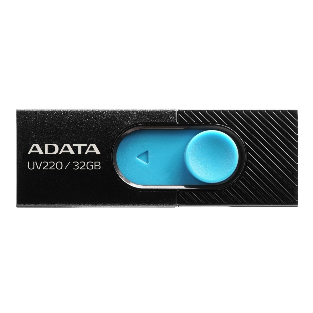 Memoria Adata 32gb Usb 2.0 Uv220 Retractil Negro-azul (auv220-32g-rbkbl)