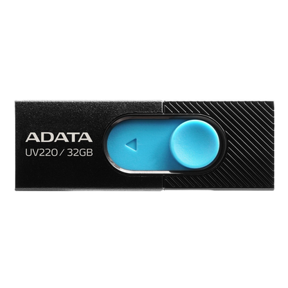 Memoria Adata 32gb Usb 2.0 Uv220 Retractil Negro-azul (auv220-32g-rbkbl)