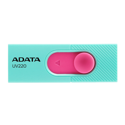 Memoria Adata 32gb Usb 2.0 Uv220 Retractil Azul-rosa (auv220-32g-rgnpk)