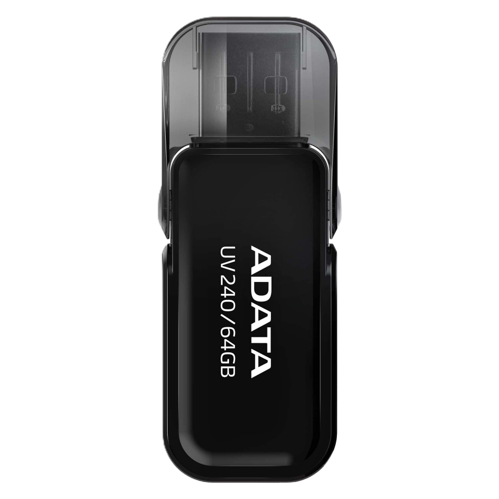Memoria Adata 64gb Usb 2.0 Uv240 Negro (auv240-64g-rbk)