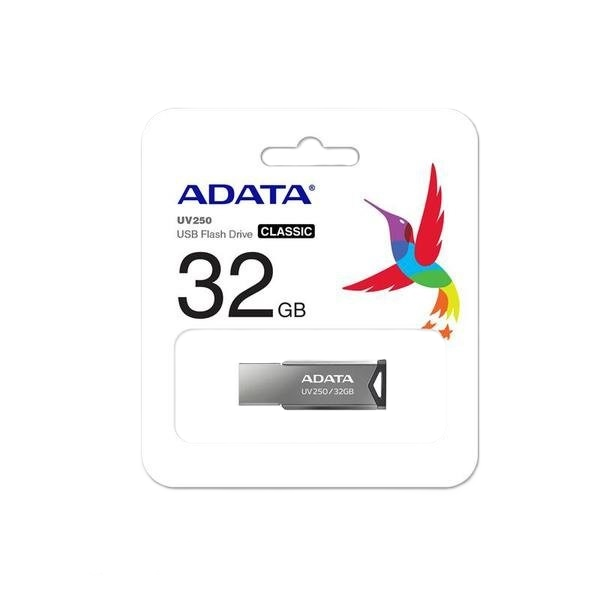Memoria Adata 32gb Usb 2.0 Uv250 Metalica (auv250-32g-rbk)
