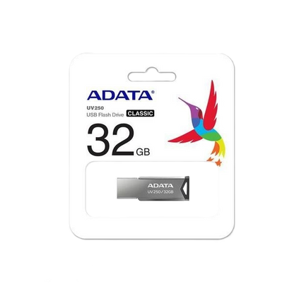 Memoria Adata 32gb Usb 2.0 Uv250 Metalica (auv250-32g-rbk)