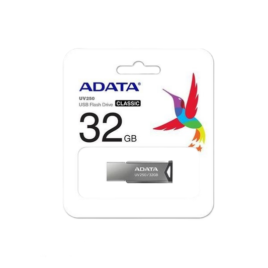 Memoria Adata 32gb Usb 2.0 Uv250 Metalica (auv250-32g-rbk)