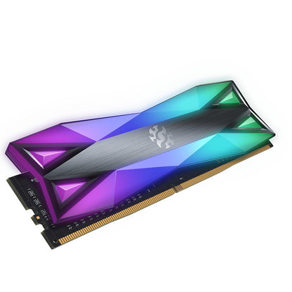 Memoria Xpg Spectrix D60g Udimm Ddr4 8gb Pc4-28800 3600mhz Cl18 1.35v Rgb Con Disipador Color Gris