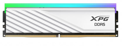 Memoria Adata Xpg Lancer Blade Rgb Udimm Ddr5 16gb Cl40 Blanco 6000 Mts Gamer De Alto Rendimiento (ax5u6000c4816g-slabrwh)