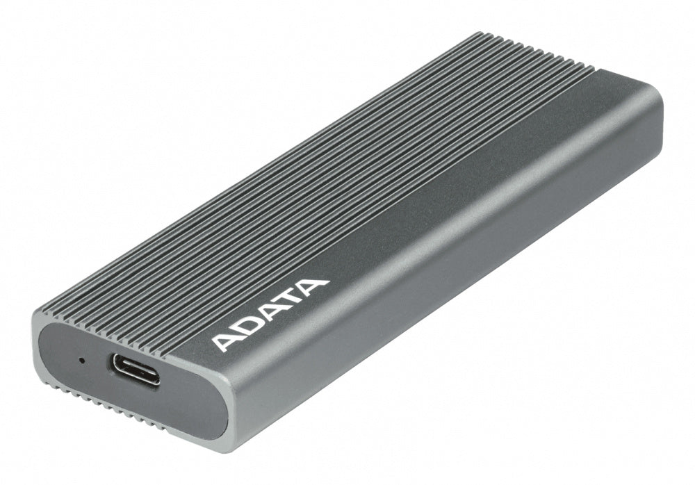 Carcasa Adata Ec680 Para Ssd Pcie De Diferentes TamaÑos M.2 Usb 3.2 Color Gris Metalico Ec680-ccgy