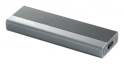 Carcasa Adata Ec680 Para Ssd Pcie De Diferentes TamaÑos M.2 Usb 3.2 Color Gris Metalico Ec680-ccgy