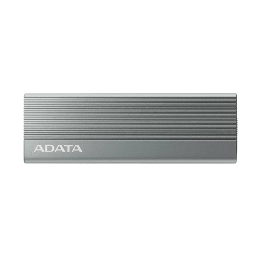 Carcasa Adata Ec680 Para Ssd Pcie De Diferentes TamaÑos M.2 Usb 3.2 Color Gris Metalico Ec680-ccgy