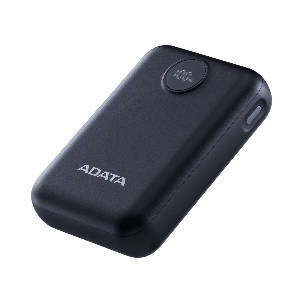 Bateria De Respaldo Adata Power Bank C10022 10000mah Entrada Usb Tipo C Y Usb Tipo A Negra Pc1002212bk