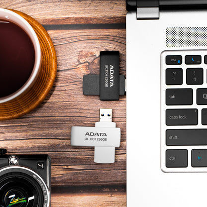Memoria Adata 128gb Usb 3.2 Uc310 Negro (uc310-128g-rbk)
