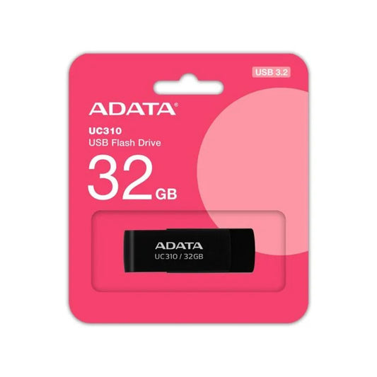 Memoria Adata 32gb Usb 3.2 Uc310 Negro (uc310-32g-rbk)