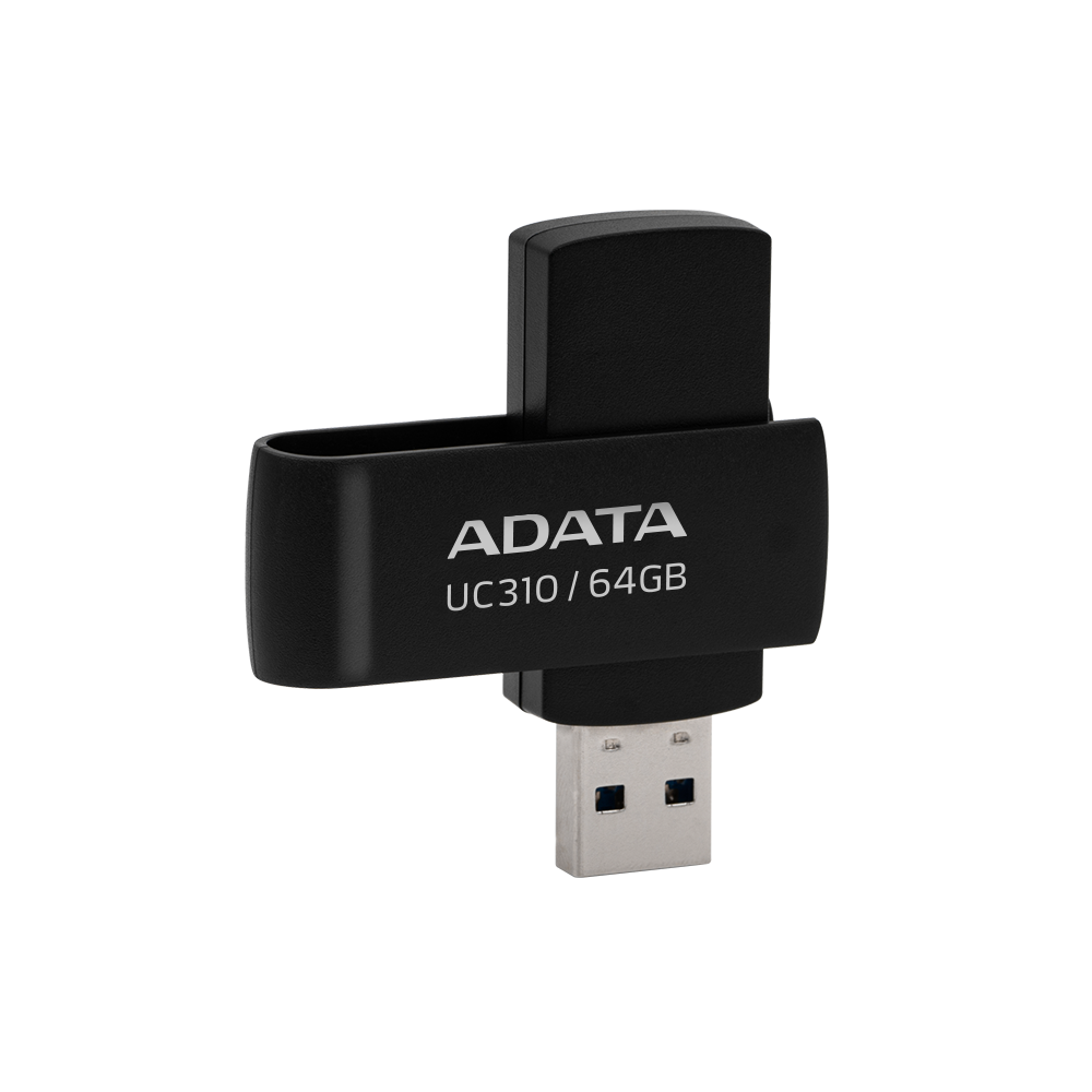 Memoria Adata 64gb Usb 3.2 Uc310 Negro (uc310-64g-rbk)