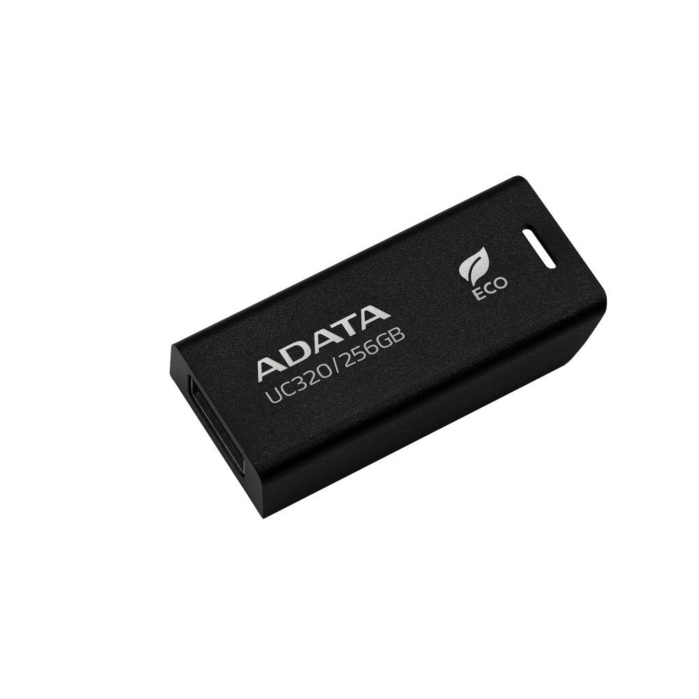 Memoria Adata Uc320 256gb Con Conector Deslizante Sin Tapa Color Negro