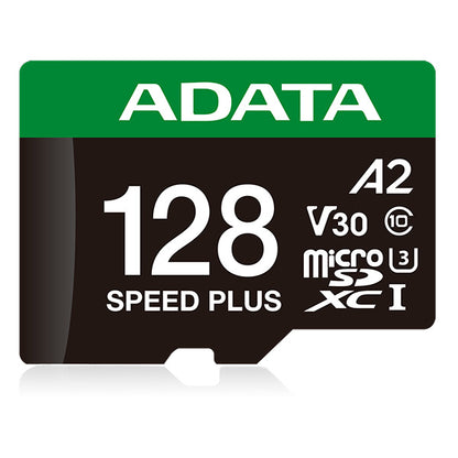 Memoria Adata Microsdxc Speed Plus 128gb Cl10 Con Adaptador (ud128gui3v30a2sp-ra1)