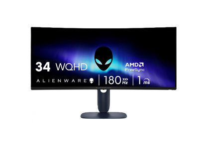 Monitor Dell Gamer Alienware Curvo | 34 Pulgadas Qhd |aw3425dwm | 240 Hz | Amd Freesync | 210-bpkx