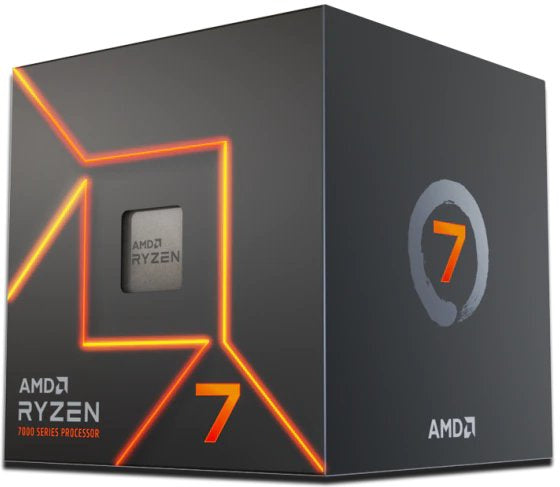 Procesador Amd Ryzen 7 7700 S-am5 7a Gen / 3.8 - 5.3 Ghz / Cache 32mb / 8 Nucleos / Con Graficos Radeon / Con Disipador
