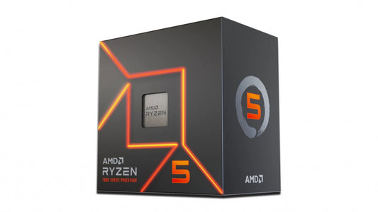 Procesador Amd Ryzen 5 7600 S-am5 7a Gen / 3.8 - 5.1 Ghz / Cache 32mb / 6 Nucleos / Con Graficos Radeon / Con Disipador