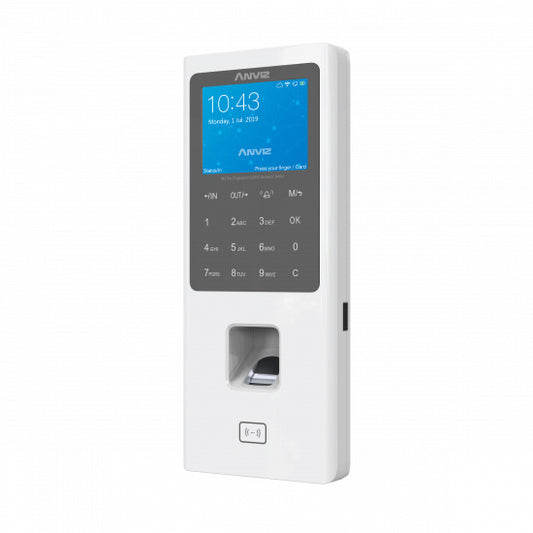 Control De Acceso Y Asistencia / Anviz / An-w2pro-wifi / Huella / Rfid / Pin / Wifi / Lan / Crosschex Cloud / 3,000 Usuarios