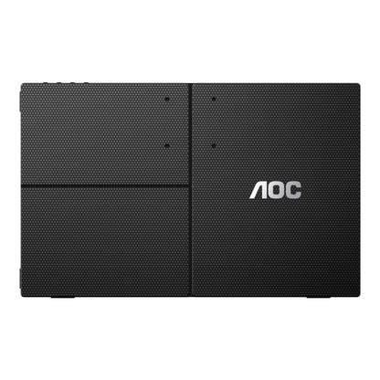 Monitor Portatil Led Aoc 16t20 / Color Negro / Panel Ips 15.6 / Usb-c / Aspecto 16:9 / T.d.respuesta 20ms / Resolucion 1920 X 1080 / 60 Hz / Contraste 50m:1 / Brillo 230 Cd/m2 / 3 AÑos De Garantia