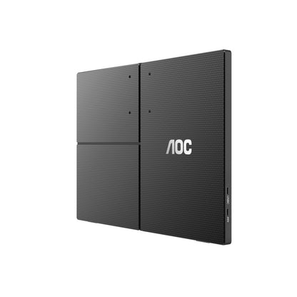 Monitor Portatil Led Aoc 16t20 / Color Negro / Panel Ips 15.6 / Usb-c / Aspecto 16:9 / T.d.respuesta 20ms / Resolucion 1920 X 1080 / 60 Hz / Contraste 50m:1 / Brillo 230 Cd/m2 / 3 AÑos De Garantia