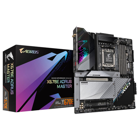 Mb Gigabyte X670e Aorus Master Amd S-am5 7a Gen/4x Ddr5 5200/hdmi/m.2/4x Usb3.2/usb-c/atx/gaming