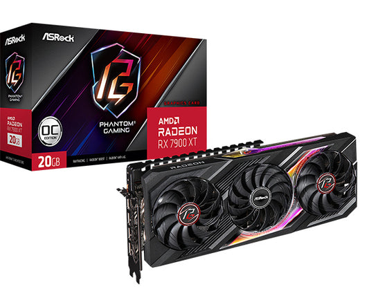 Tarjeta De Video Asrock Amd Radeon Rx7900 Xt Phantom Gaming Pcie 4.0 /20 Gb/gddr6x/320 Bit/gama Alta