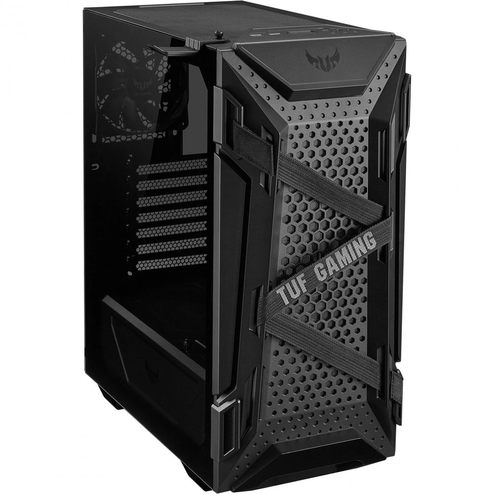 Gabinete Asus Tuf Gaming Gt301 /media Torre /atx /cristal Templado /negro /rgb