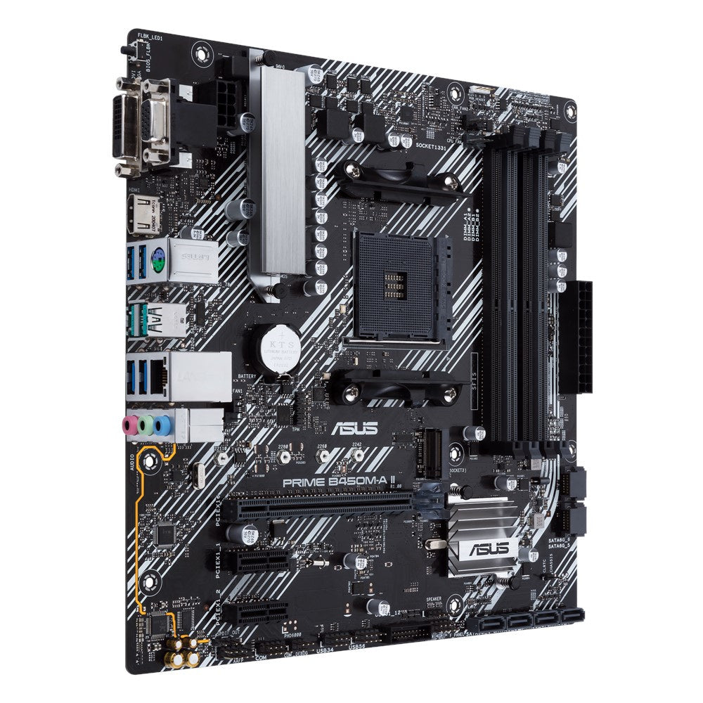 Mb Asus B450 Amd S-am4 5a Gen /4x Ddr4 2666 /hdmi /dvi-d /d-sub /m.2 /6x Usb 3.2 /micro Atx /gama Media