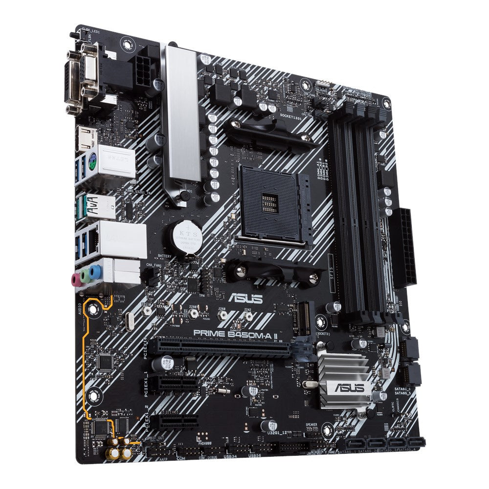 Mb Asus B450 Amd S-am4 5a Gen /4x Ddr4 2666 /hdmi /dvi-d /d-sub /m.2 /6x Usb 3.2 /micro Atx /gama Media