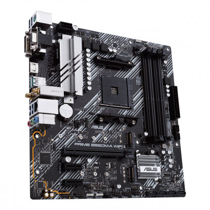 Mb Asus B550 Amd S-am4 3a Gen/4x Ddr4 2666/hdmi/dvi/d-sub/m.2/6x Usb 3.2/wifi/bluetooth/micro Atx/gama Media/rgb