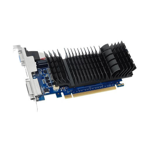 Tarjeta De Video Asus Nvidia Gt730/pcie X16 2.0/2gb Gddr5/hdmi/dvi/d-sub/bajo Perfil/gama Basica