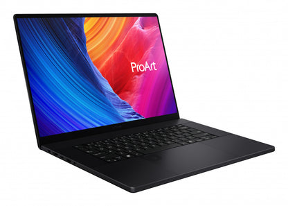 Laptop Worstation Asus Studiobook Proart P16 H7606 Amd Ryzen Ai R9 Hx370 64gb 2 Tb Ssd 16 Pulgadas Touch Oled Win 11 Home Negro Lector De Huella Sd Card Reader Nv Rtx 4070 8gb Grado Militar 1 AÑo G