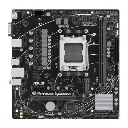 Mb Asus A620 Amd S-am5 9a Gen /2x Ddr5 5200 /hdmi /vga /m.2 /4x Usb 3.2 /micro Atx /gama Basica