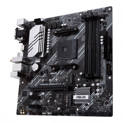Mb Asus B550 Amd S-am4 3a Gen/4x Ddr4 2666/hdmi/dvi/d-sub/m.2/6x Usb 3.2/wifi/bluetooth/micro Atx/gama Media/rgb