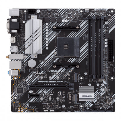 Mb Asus B550 Amd S-am4 3a Gen/4x Ddr4 2666/hdmi/dvi/d-sub/m.2/6x Usb 3.2/wifi/bluetooth/micro Atx/gama Media/rgb