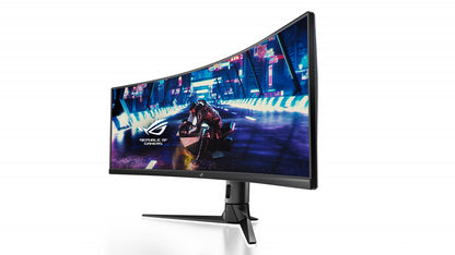 Monitor Gamer Asus Rog Strix Xg49vq /49 /3840x1080 /tr 4ms /144hz /2x Hdmi /dp /altavoces /vesa /freesync Premium Pro /curvo