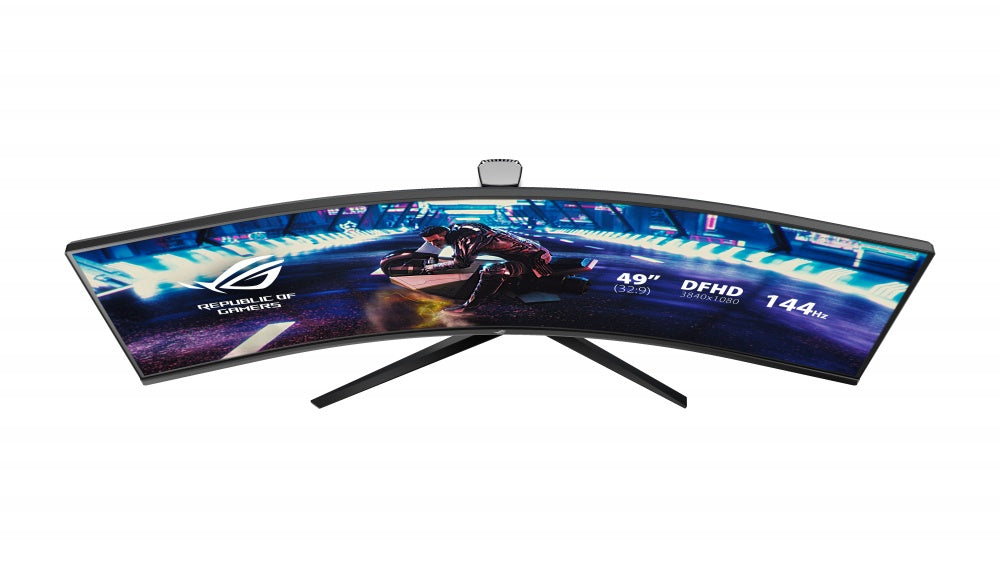 Monitor Gamer Asus Rog Strix Xg49vq /49 /3840x1080 /tr 4ms /144hz /2x Hdmi /dp /altavoces /vesa /freesync Premium Pro /curvo